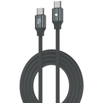 PcCom Essential Cable USB-C a USB-C 100W High Power E-marker Chip 2m