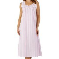 seersucker broad strap nightdress