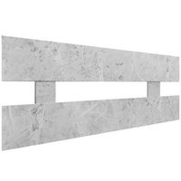 dhome cabecero acabado marmol 105cm horizontal estilo valla madera reciclada dm herrajes incluidos 105cm horizontal valla acabado marmol
