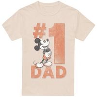 disney camiseta number 1 dad para hombre