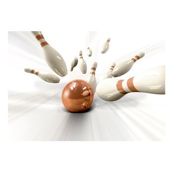 Papel Pintado 3d - Bowling (200x140 Cm)