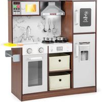 juego de cocina juguete para ninos cocinita infantil de juguete costway 90 x 29 x 90 cm