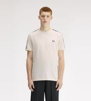 fred perry para hombre m4613 camiseta m4613 rosa xl casual algodon manga corta