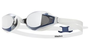 Gafas tyr stealth x mirrored performanceplata blanco