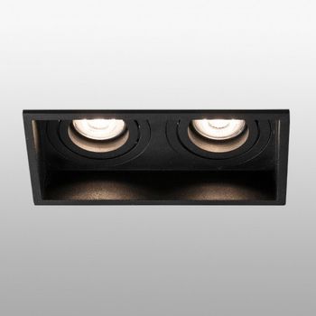 Empotrable hyde cuadrado (2 luces)