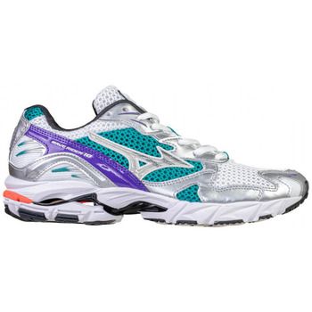 Mizuno Zapatillas D1GA2104 WAVE RIDER 10-07 WHITE SILVER TEALBLUE para hombre