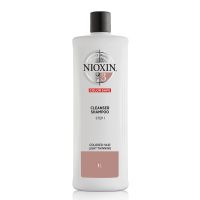 nioxin 3-part system 3 cleanser shampoo for coloured hair with light thinning 1000ml