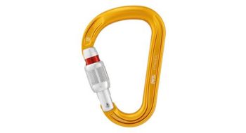 Mosqueton de cierre de rosca petzl attache jaune