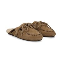 bibi lou zuecos mujer - beige talla 40