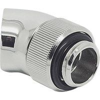 ek-af angled 45 degrees fitting adapter - silver silver