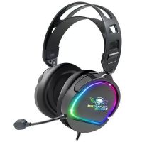 auriculares spirit of gamer pro h6 con cable jack 35 mm rgb y microfono extraible negros