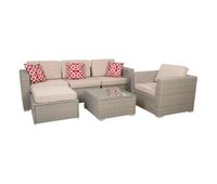 set mesa  sofa sillon y reposapies