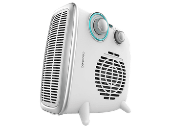 Calefactor - Cecotec ReadyWarm 2070 Max Dual White, 1800W, 2 niveles de potencia, 3 modos funcionamiento, Cobertura 15m2, Blanco