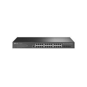 Switch TP-Link JetStream TL-SG3428X-UPS 24 Puertos Gigabit, 4 SFP+, L2+/L3, 128 Gbps, 1U Rack, Admin Cloud