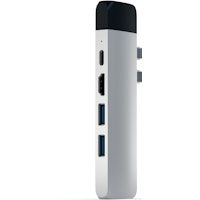 satechi st-tcphes base para portatil y replicador de puertos usb 32 gen 1 31 gen 1 type-c plata