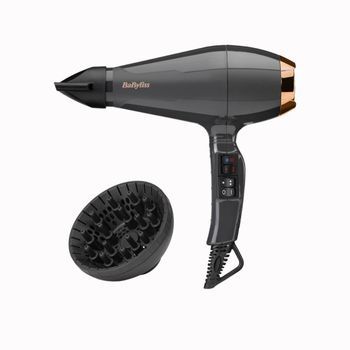 Secador De Pelo Babyliss Air Pro 6719de, 2200 W, Tecnología Iónica, 2 Temperaturas Y 2 Velocidades