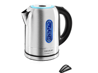 hervidor de agua - cecotec thermosense 290 2200 w 17 l panel digital con diferentes temperaturas ideal para el te y mate inox