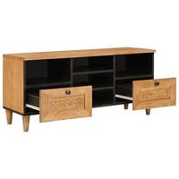 unidades de tv  mueble de salon  gabinete de tv con cajon marron claro 100 x 33 x 46 cm