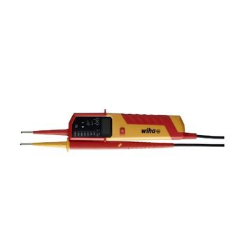 Wiha Comprobador De Tensión Y Paso, 12-1.000 V Ca, Cat Iv Incl. 2 Pilas Aaa (44319)