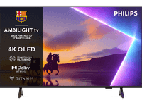 tv qled 65 - philips ambilight 65pus851012 uhd 4k titan os smart tv pixel precise ultra hd dolby atmos negro mate