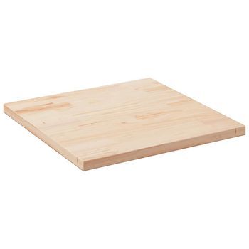 Tablero De Mesa Cuadrado Madera Maciza De Pino 90x90x2,5 Cm Vidaxl