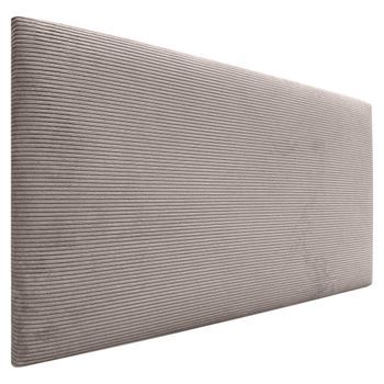 Dhome Cabecero De Pana Liso 90x60 Camas 80/90 - Marrón