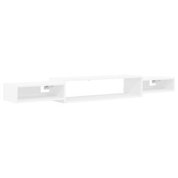 Mueble De Tv | Mueble De Salón | Gabinete De Tv Montado En La Pared Montada En La Pared Blanco