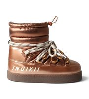 inuikii para mujer 10020030192 botas mountain gloss bronce 38 plano cordones casual