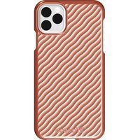 ocean wave iphone 11 pro max case - coral coral