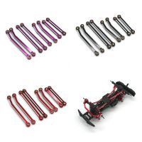 8pcs kit de varilla de enlace de acero para jjrc c8801 austar ax-8560 trx4m piezas para coche rc 118