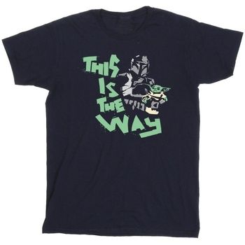 Disney Camiseta manga larga The Mandalorian This Is The Way para niña