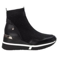 xti deportivas moda botin casual con cuna tejido con piedras para mujer