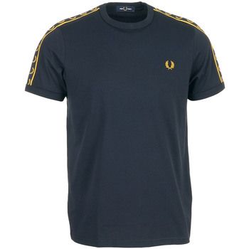 Fred Perry Camiseta Contrast Tape Ringer T-Shirt para hombre