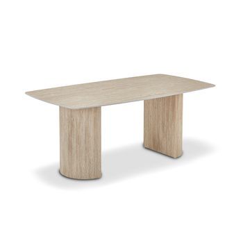 Mesa De Comedor Petra Efecto Marmol 178cm. Comedor O Cocina, Cambria