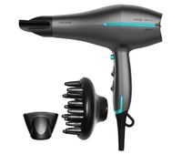 cecotec secador de pelo ionico bamba ionicare 5300 maxi aura black 2200 w motor ac funcion de aire frio cable 18 m