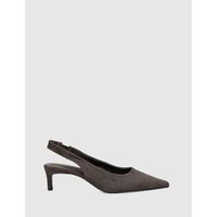 kamome trends zapatos bajos salon destalonado wola gris para mujer