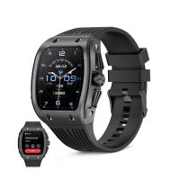 ksix hero 2 smartwatch ips 176 bateria 7 dias ip68 caja aleacion zinc gris correa silicona negra