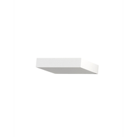 guia - aplique led de aluminio fabas luce - led integrado ip20 blanco - 24 cm