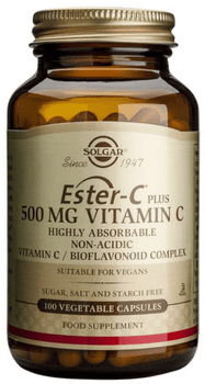 Solgar Ester-C Plus 500 mg 100 Cápsulas Vegetales