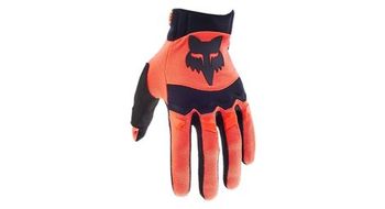 Guantes fox dirtpaw naranja fluorescente