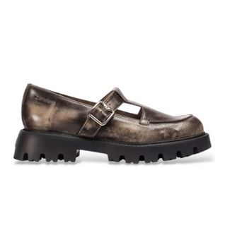 Wonders para mujer. C-7515_5644_9190 Zapatos de Piel Goodfly 15 Marrón (39), Plano, Hebilla, Casual