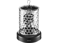 brasero electrico - infiniton hbp-l40 400 w 2 niveles de potencia sistema anti-incendios 50 hz negro