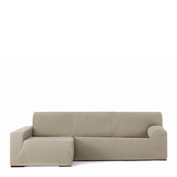 Funda Chaise Longue Izquierda Elastica Tejido Jacquard Troya Visón
