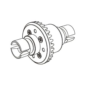 MJX 14304 14303 RC Car Original Parts Metal Gear Differential 16420Y