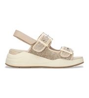 carmela para mujer 16326701-beige sandalias 163267 beige 37 tela 3 a 5cm hebilla casual