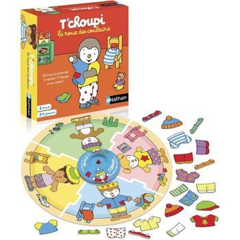 Juego De Observación T'choupi La Rueda De Colores Nathan