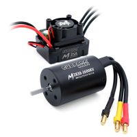 motor sin escovas impermeable hobby m2838 todo negro con conjunto esc impermeable m35a y conector 35 para piezas de aut