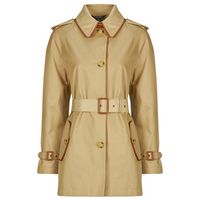 lauren ralph lauren gabardina sb rg pu 30-lined-coat para mujer