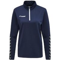 hummel jersey sweatshirt hmlauthentic half zip pour femme para mujer