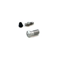 tornillo banjo m10x1 simple alu con purgador y tapon